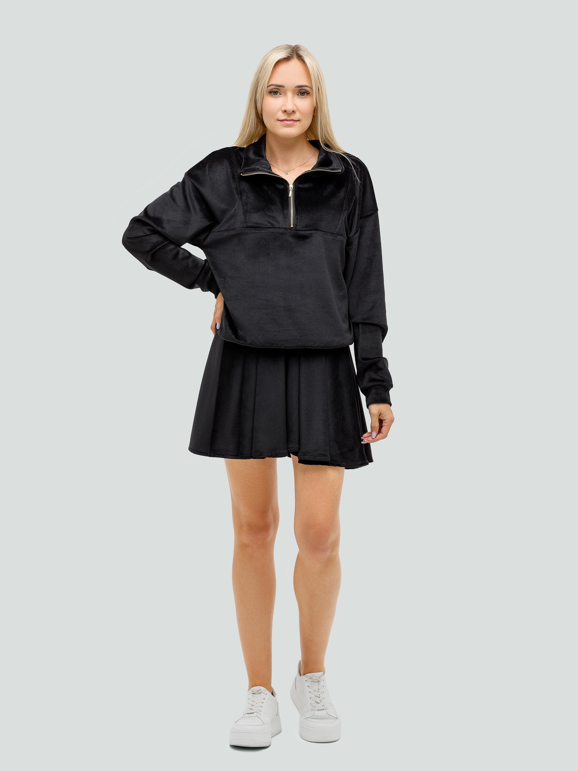 Велюровый комплект "Soft cozy black"