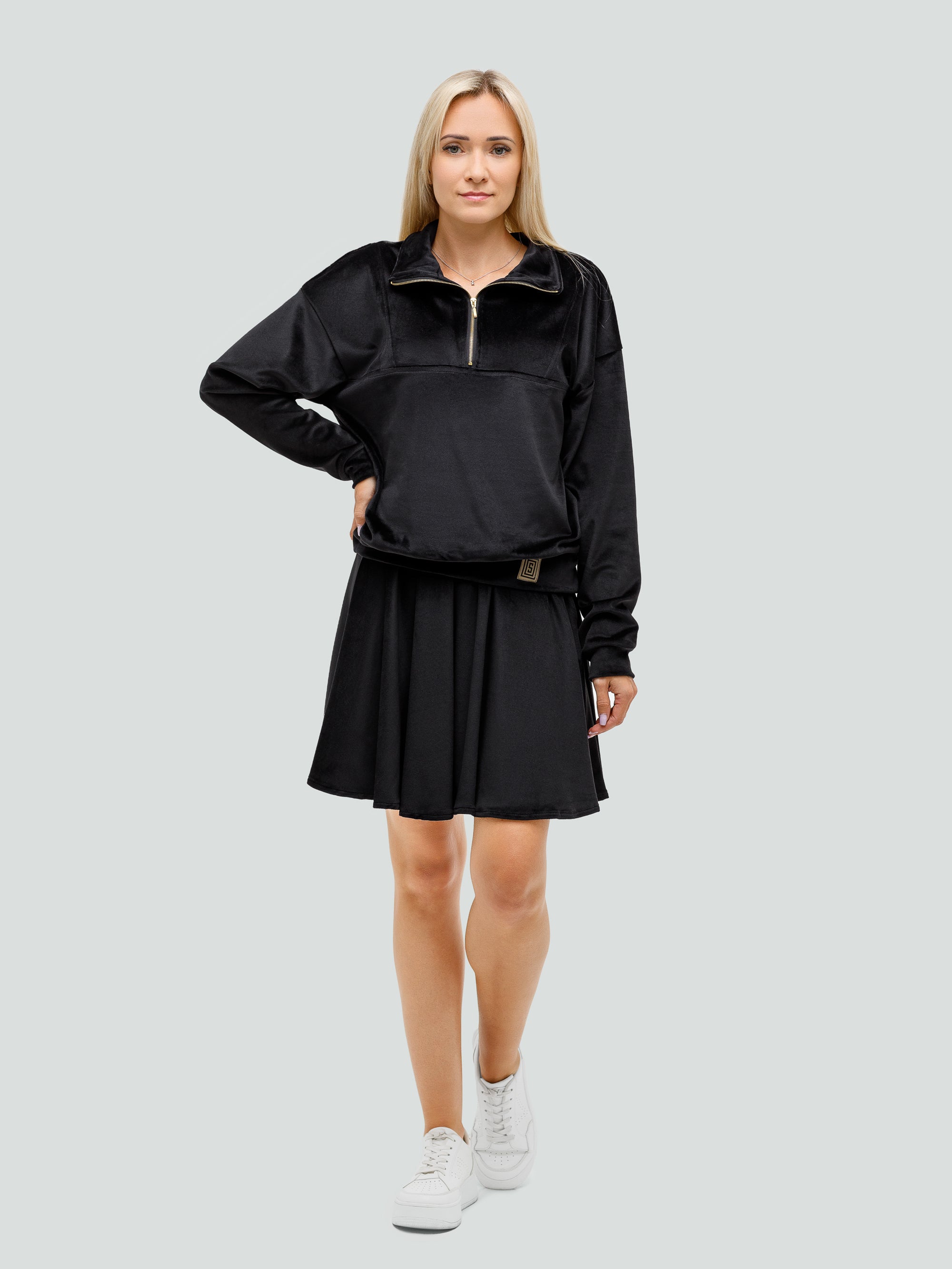 Велюровый комплект "Soft cozy black"