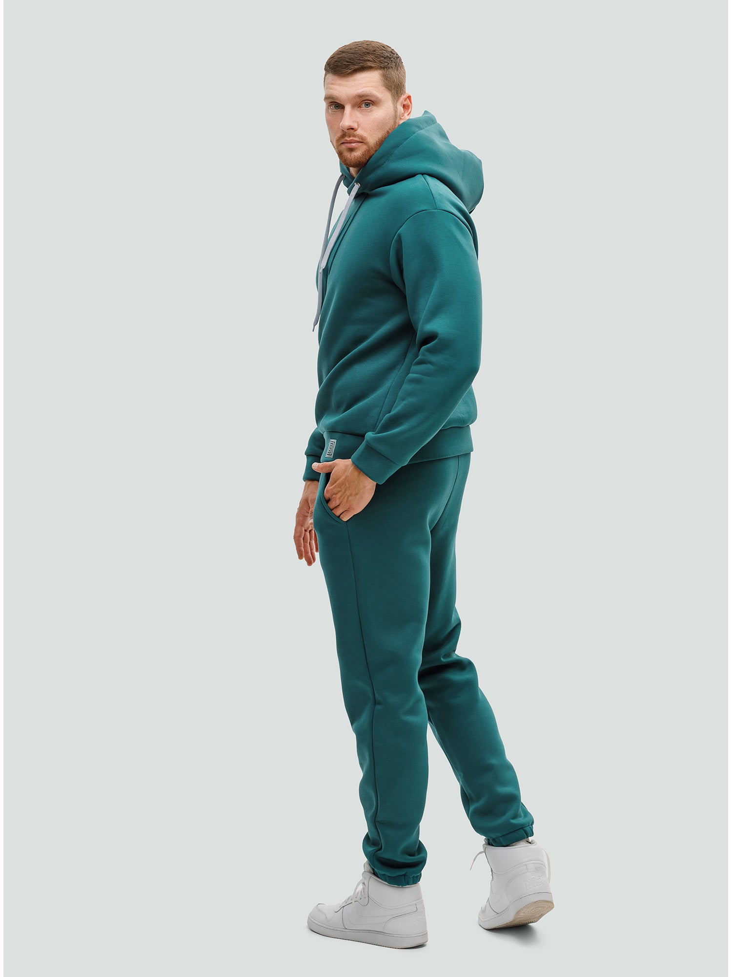 Бирюзовый спортивный костюм "Comfort" с начесом