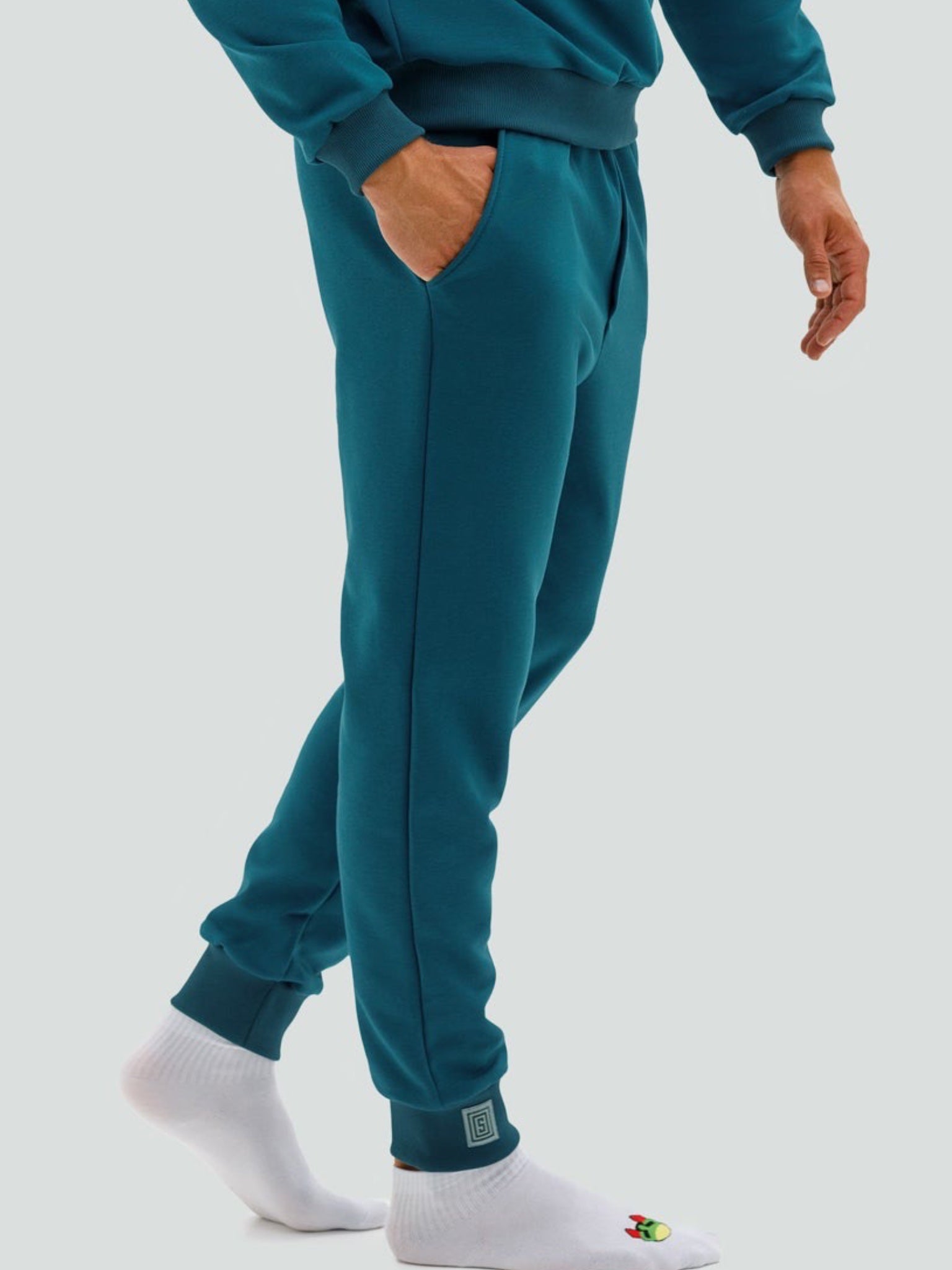 Бирюзовый спортивный костюм "Comfort" без начеса