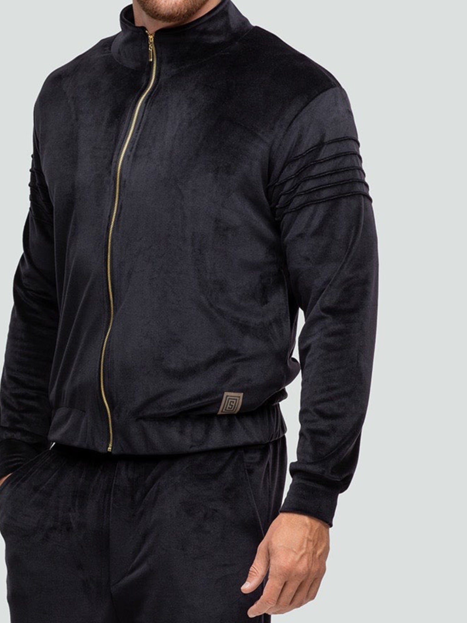 Велюровый костюм для отдыха "Soft black"