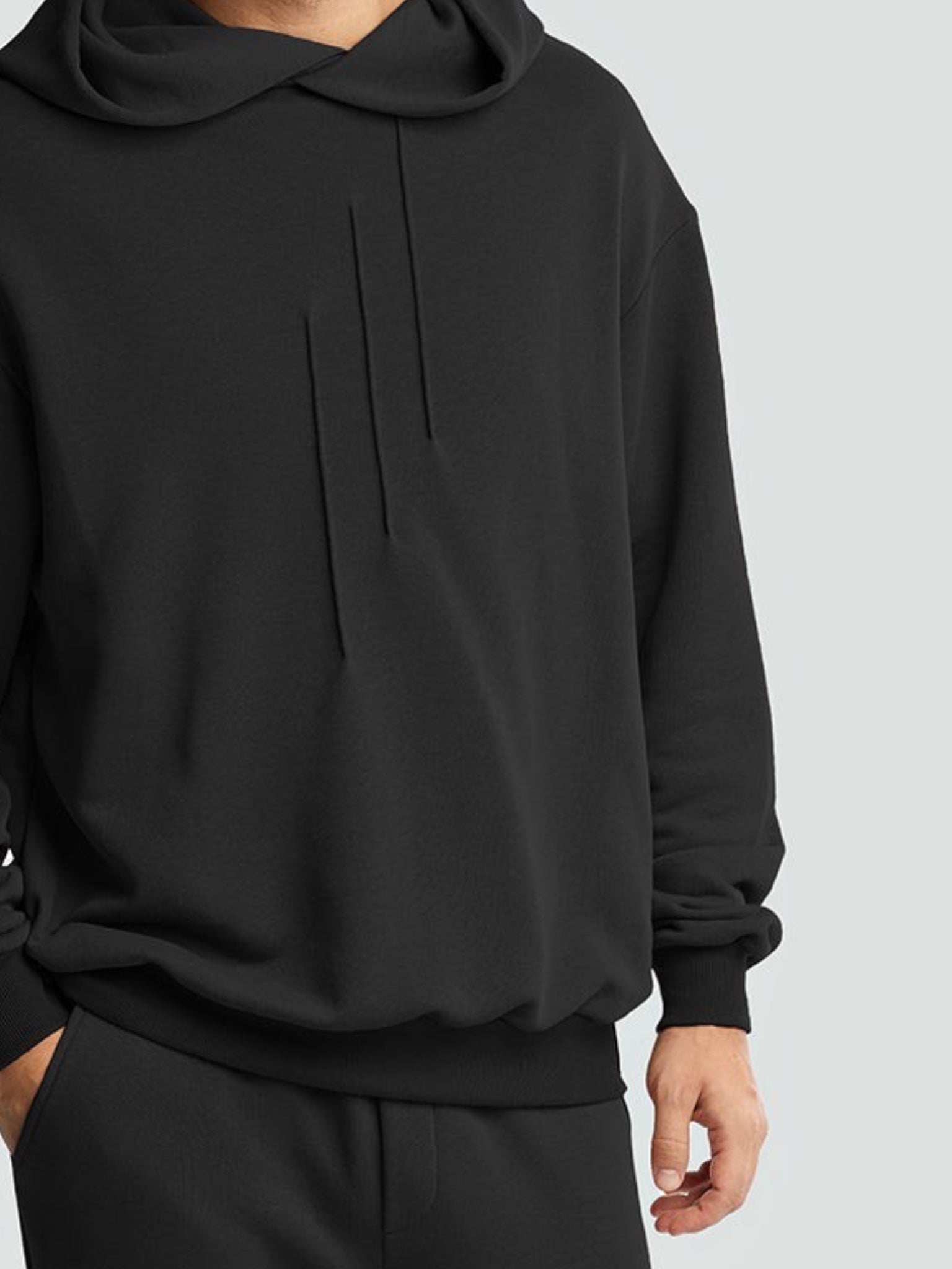 Black Tracksuit "Comfort" without fluff