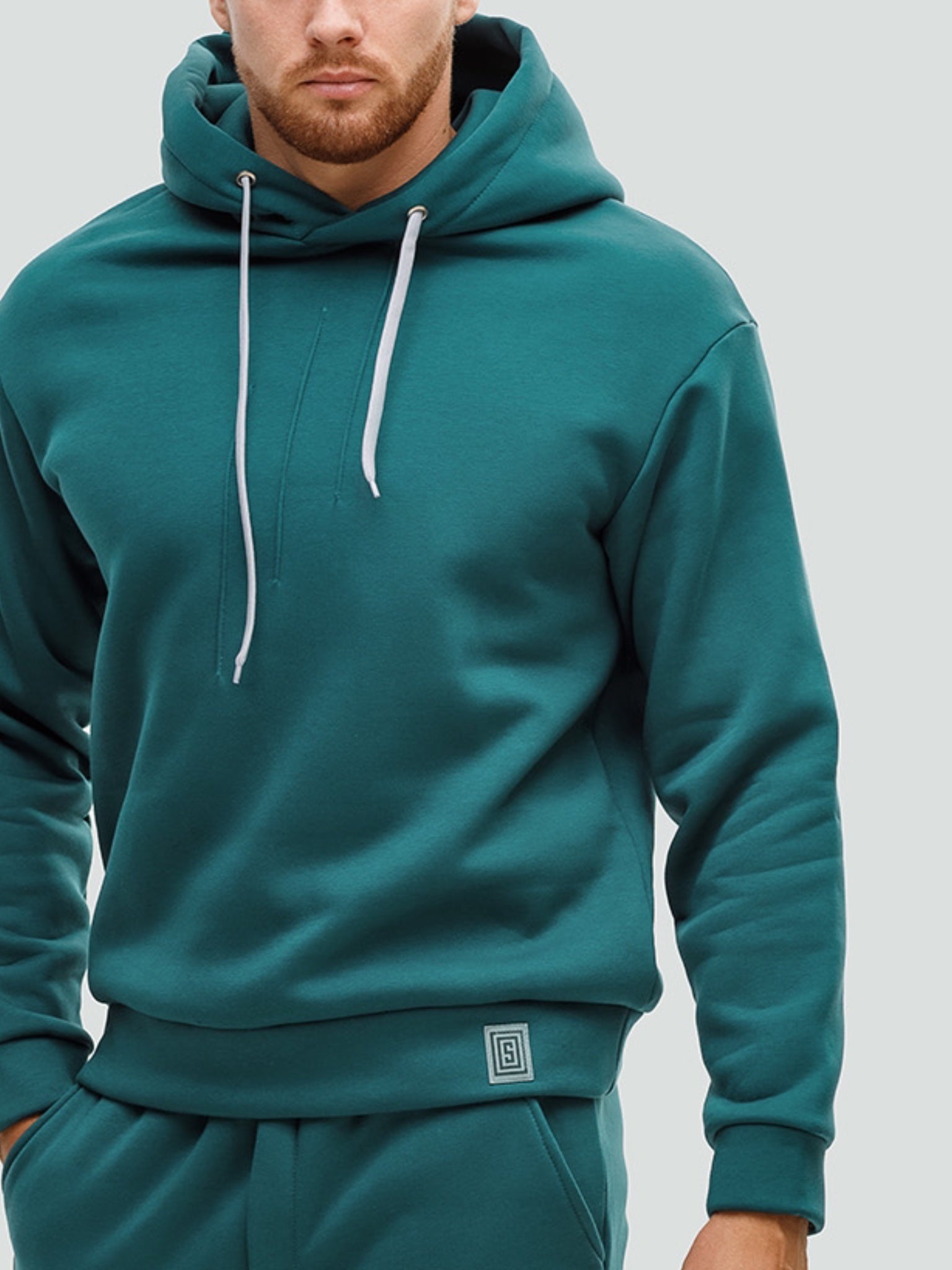 Бирюзовый спортивный костюм "Comfort" с начесом