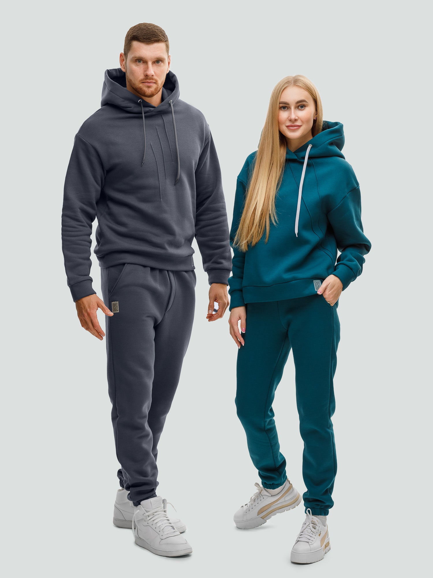 Графитовый спортивный костюм "Comfort" с начесом