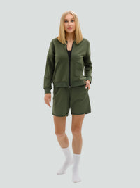 Khaki shorts and sweater set for women "Hot Summer"
