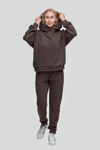 Rudas laisvalaikio kostiumas "Comfort" be pūkelio