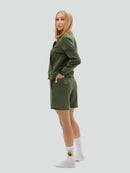 Khaki shorts and sweater set for women "Hot Summer"
