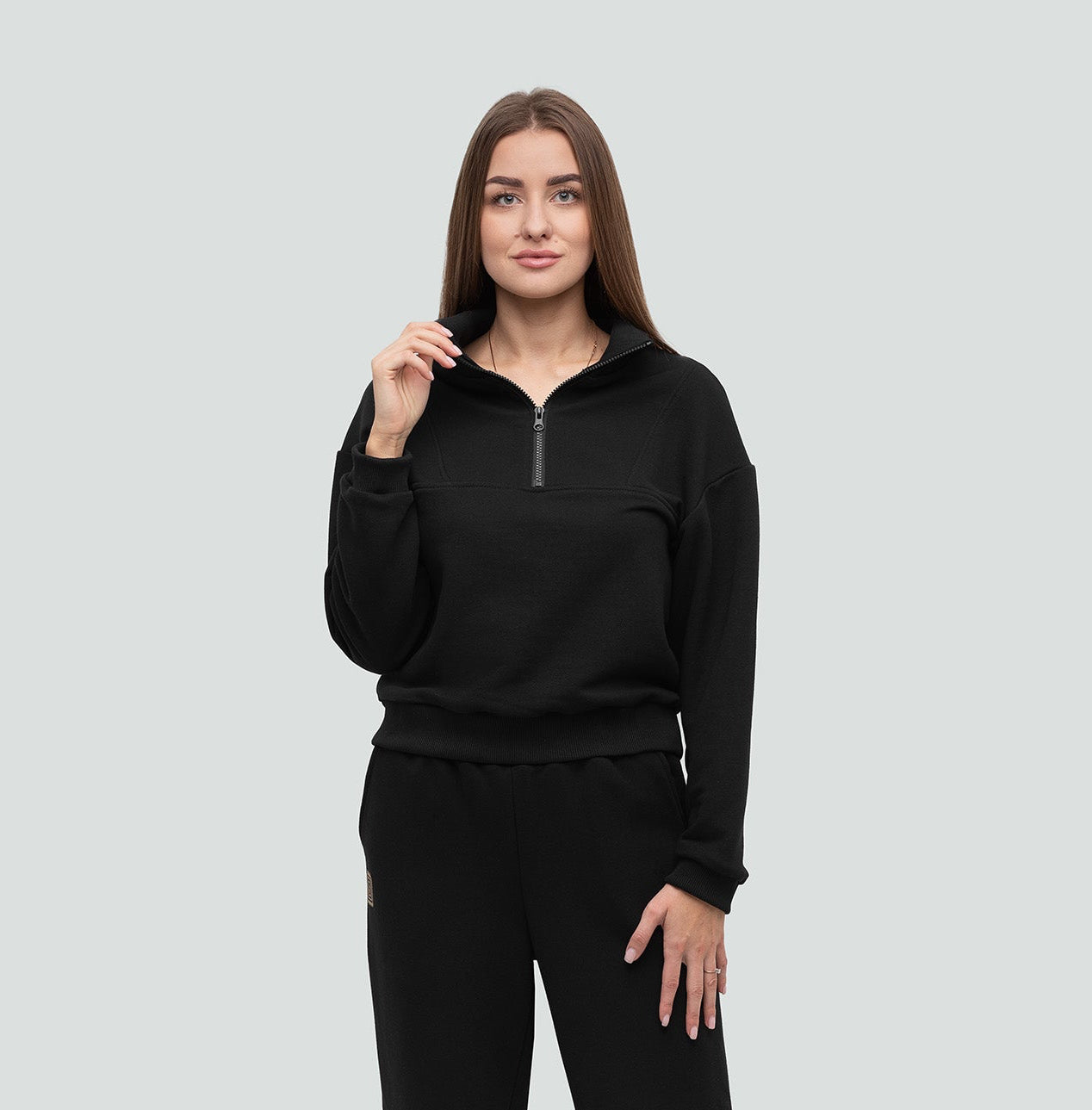 Black Tracksuit for women "Cozy" (Size M) 