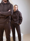 Šokoladinis laisvalaikio kostiumas "Comfort" su pūkeliu