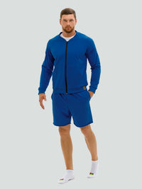 Blue shorts and sweatshirt set for Men "Hot summer" 