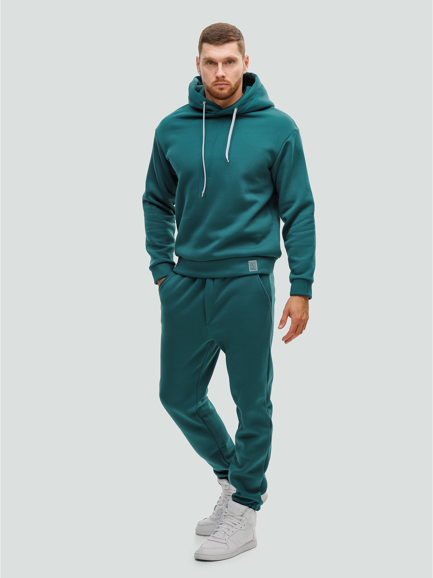 Бирюзовый спортивный костюм "Comfort" с начесом 