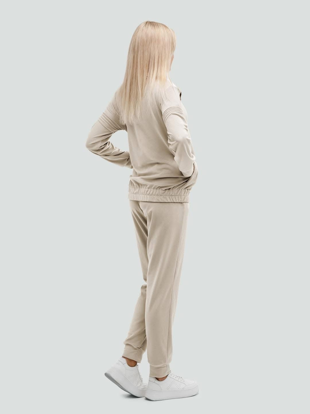 Велюровый костюм для отдыха для женщин "Soft бежевый" 