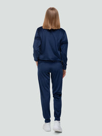 Veliūrinis laisvalaikio kostiumas "Soft ink blue"