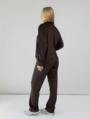 Velvet Tracksuit "Soft glow chocolate" 