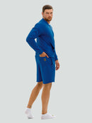 Blue shorts and sweatshirt set for Men "Hot summer" 