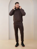 Šokoladinis laisvalaikio kostiumas "Comfort" su pūkeliu