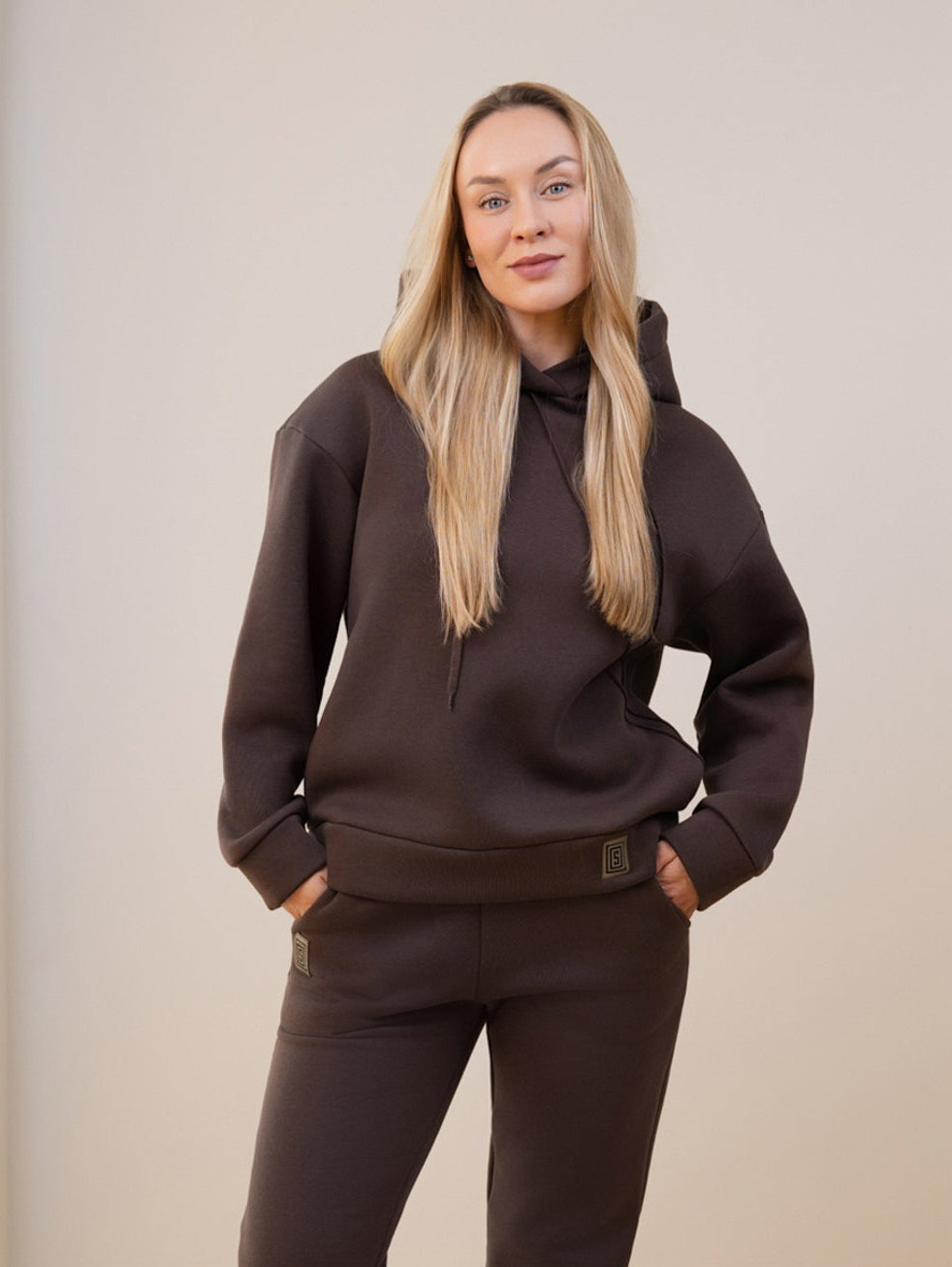 Шоколадный свитер "Comfort" с начесом (размер L) 