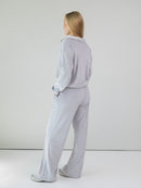Велюровый костюм для отдыха "Soft shine grey" 