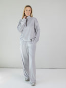 Велюровый костюм для отдыха "Soft shine grey" 