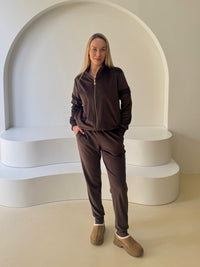 Велюровый спортивный костюм "Soft шоколад" 