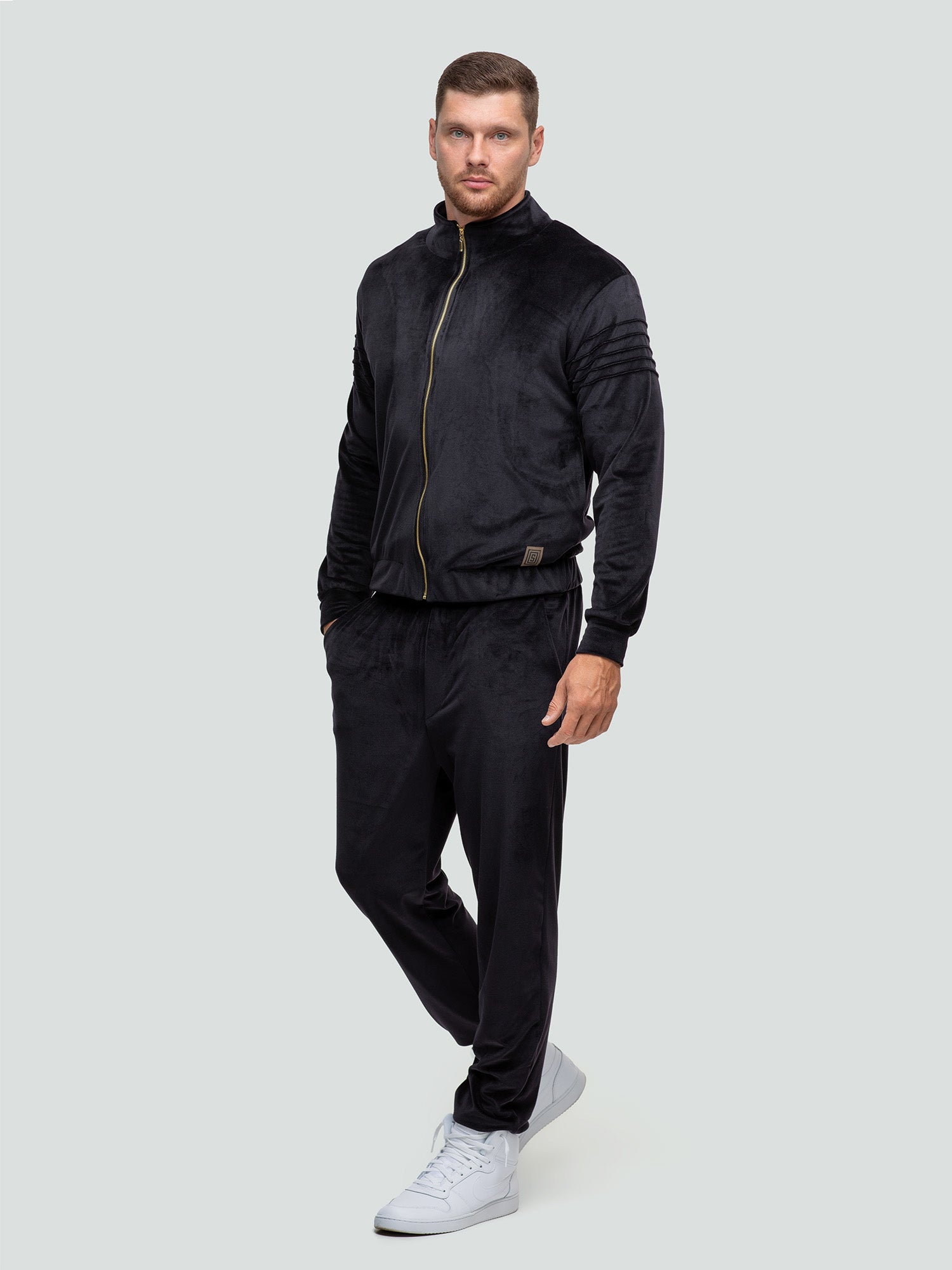 Велюровый костюм для отдыха "Soft black" 