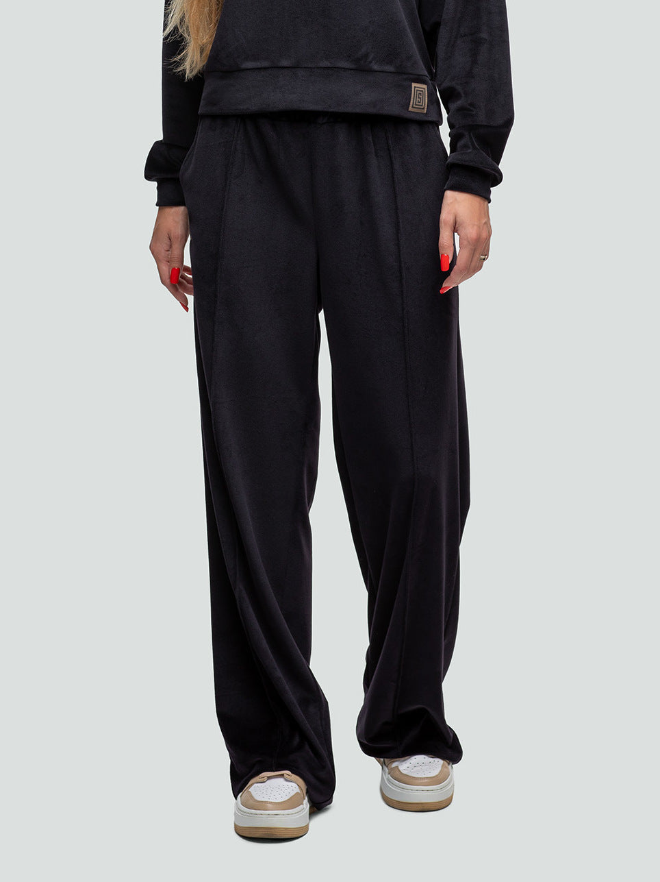 Velvet leisure pants "Soft shine" (color optional) 