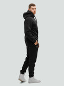 Black Tracksuit "Comfort" with fluff