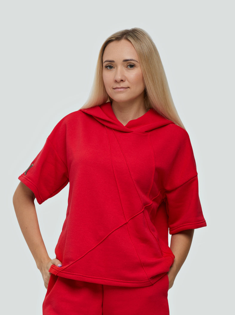Raudonas komplektas "Comfy"