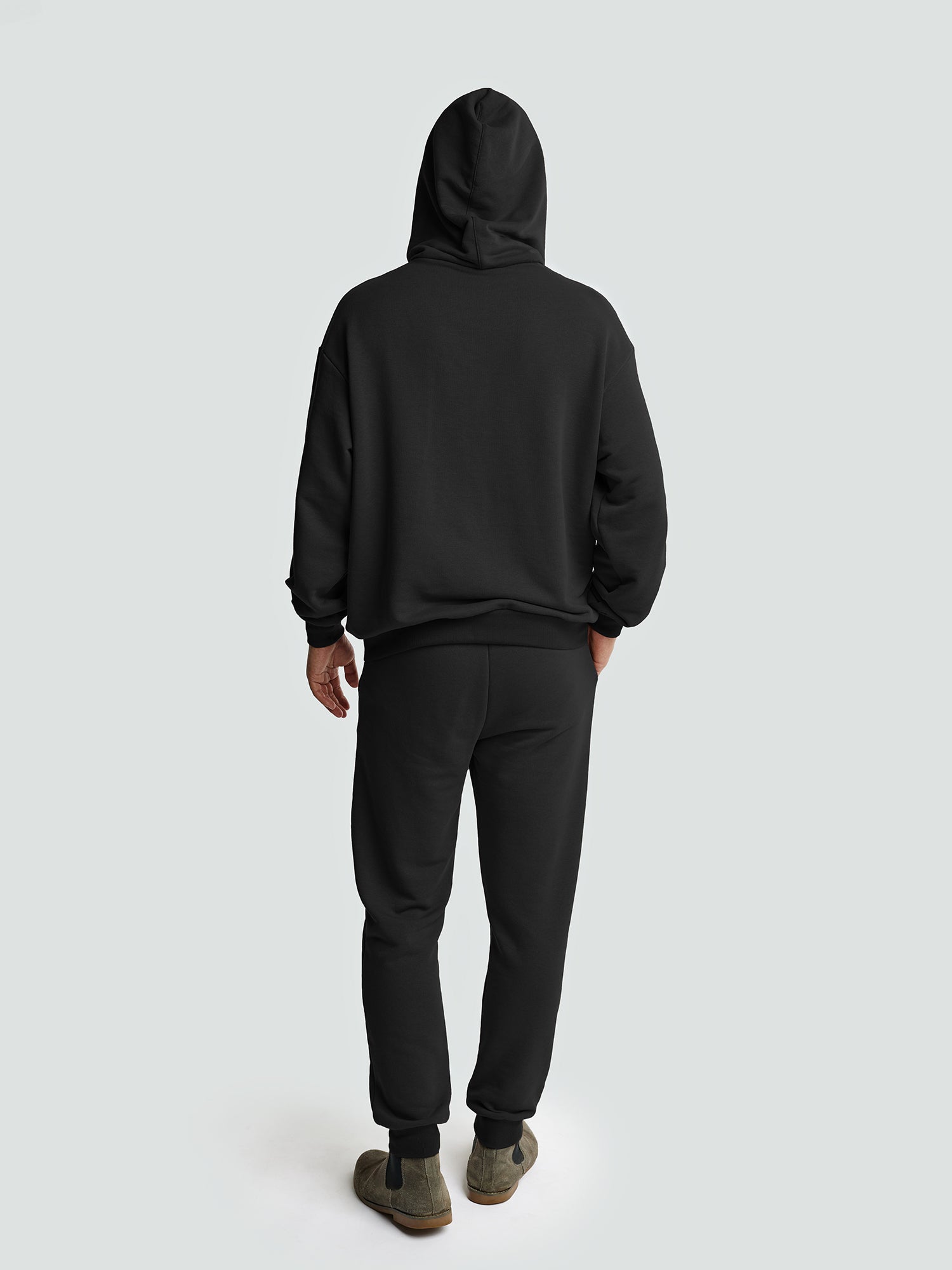 Чёрный спортивный костюм "Comfort" без начёса 